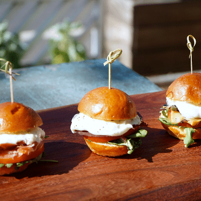 burrata sandwiches