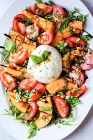 Burrata Cheese Salad with Heirloom Tomatoes and Basil