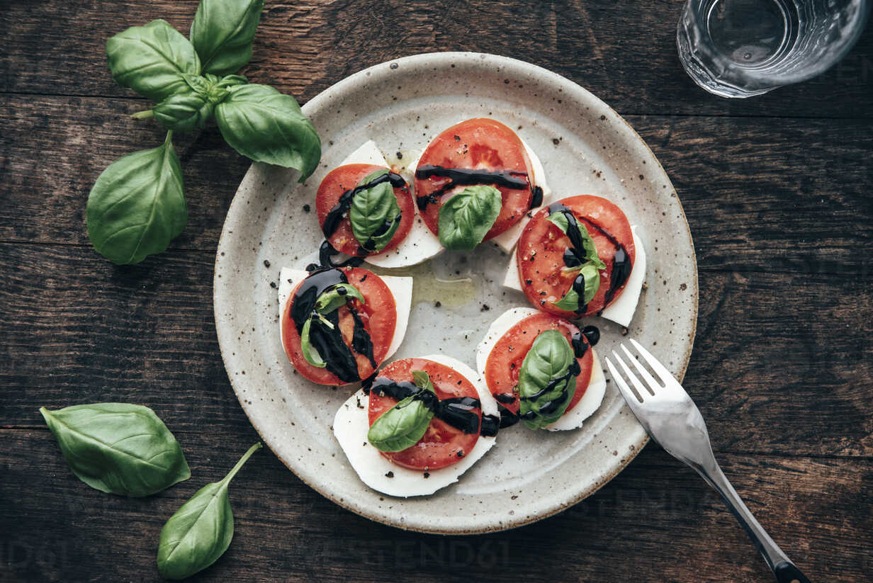 San Marzano Tomato, Basil and Burrata Salad